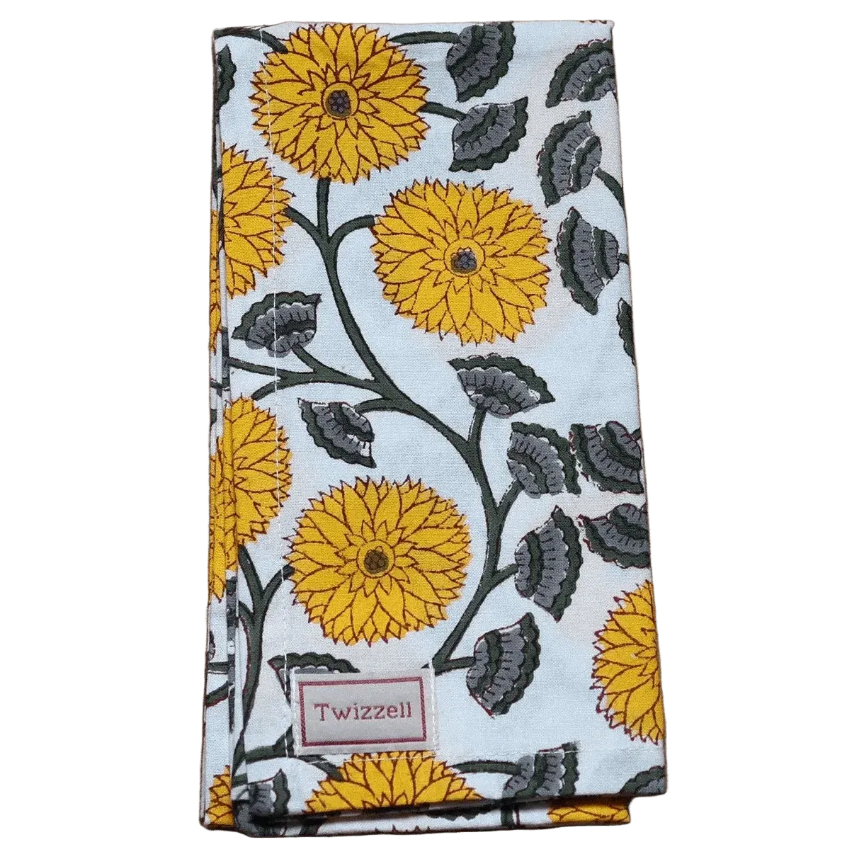 YELLOW ZUCCHINI NAPKIN X 4