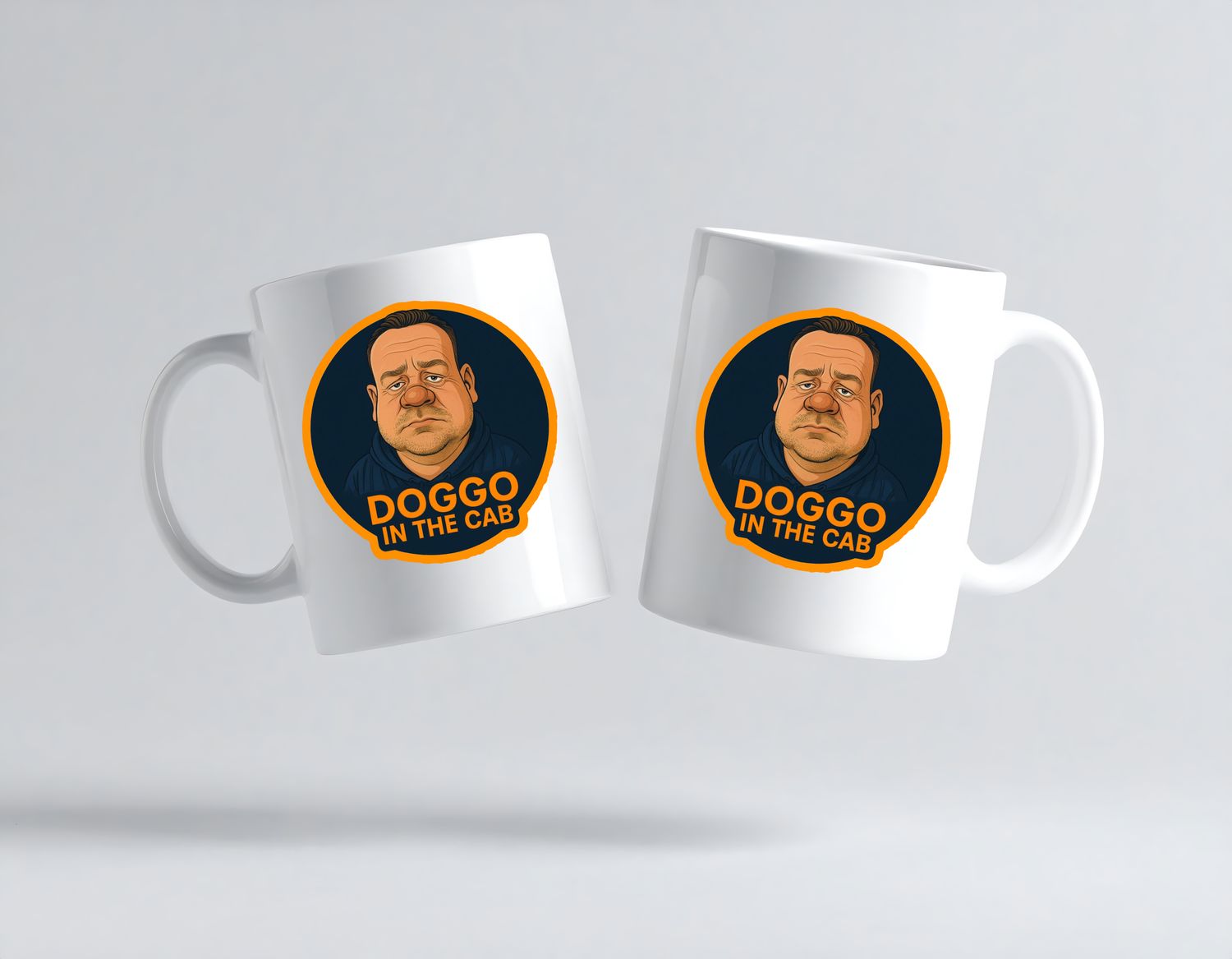 Doggo in the Cab mug