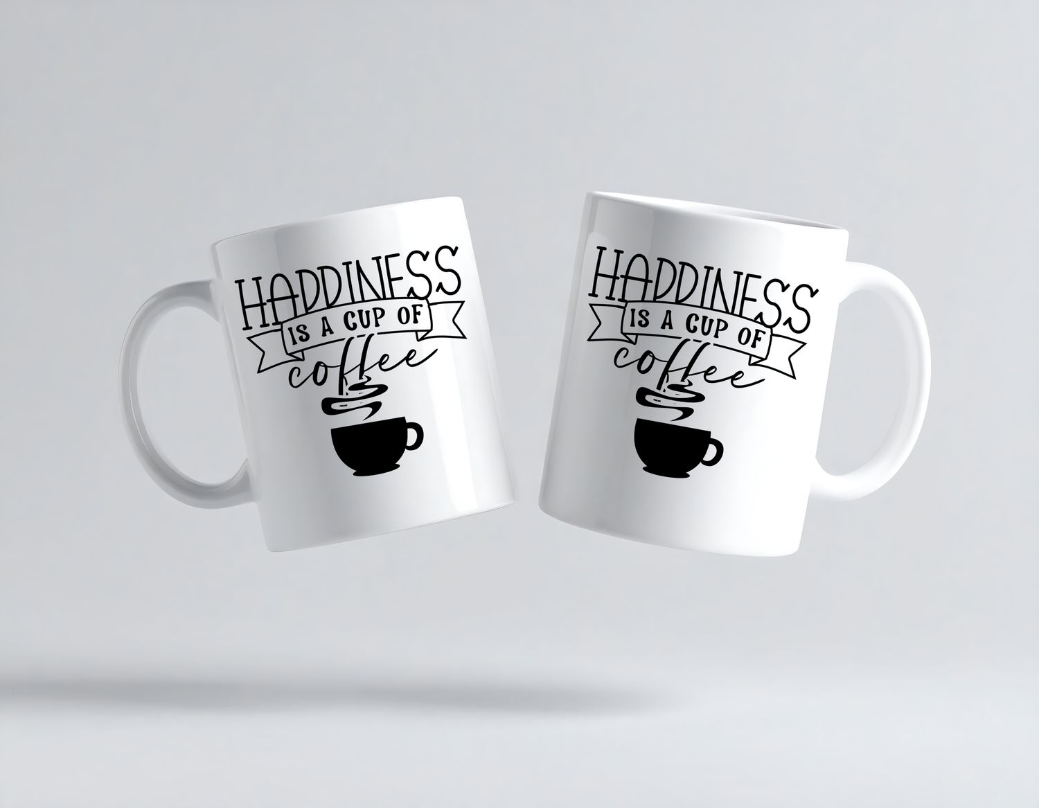 Happiness is a cup of coffee