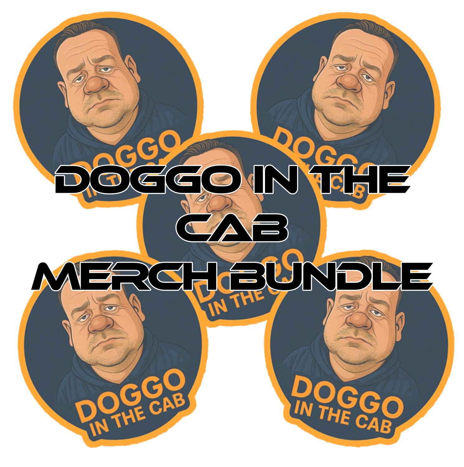 Doggo in the cab merch bundle
