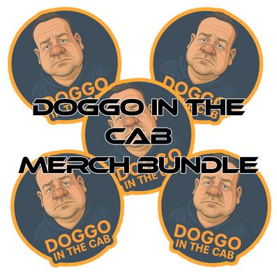 Doggo in the cab merch bundle