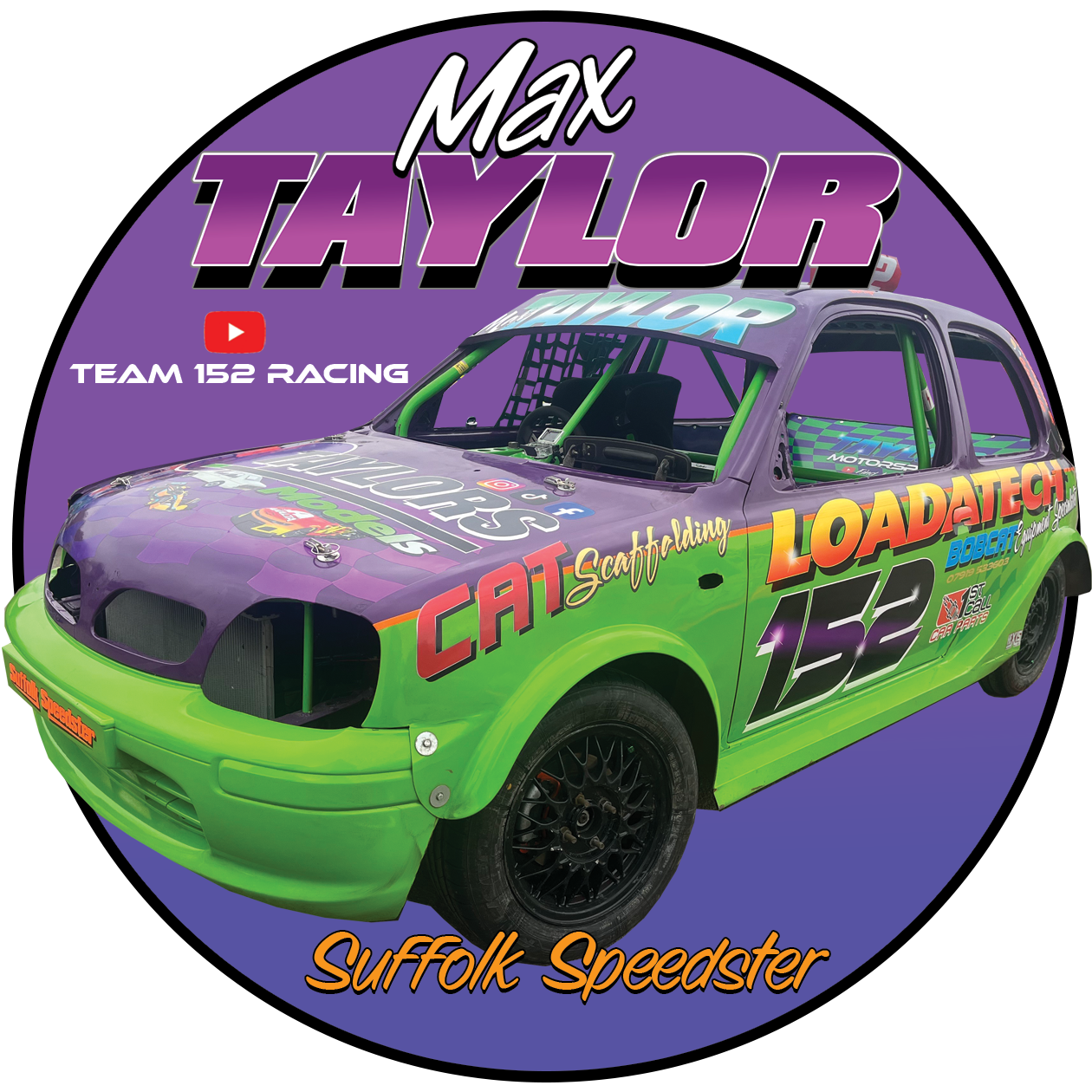 Max Taylor 152 sticker