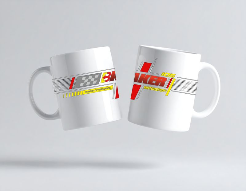 Baker motorsport 105 mug
