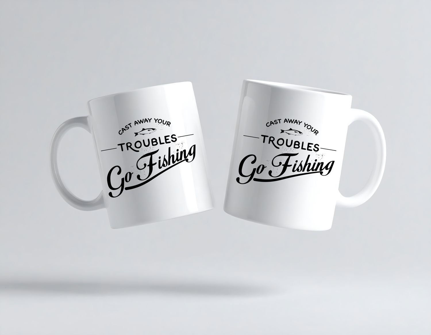 Cast away your troubles, go fishing