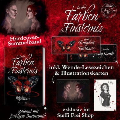 In den Farben der Finsternis: Blutrot & Tiefschwarz (Sammelband 1, Hardcover)