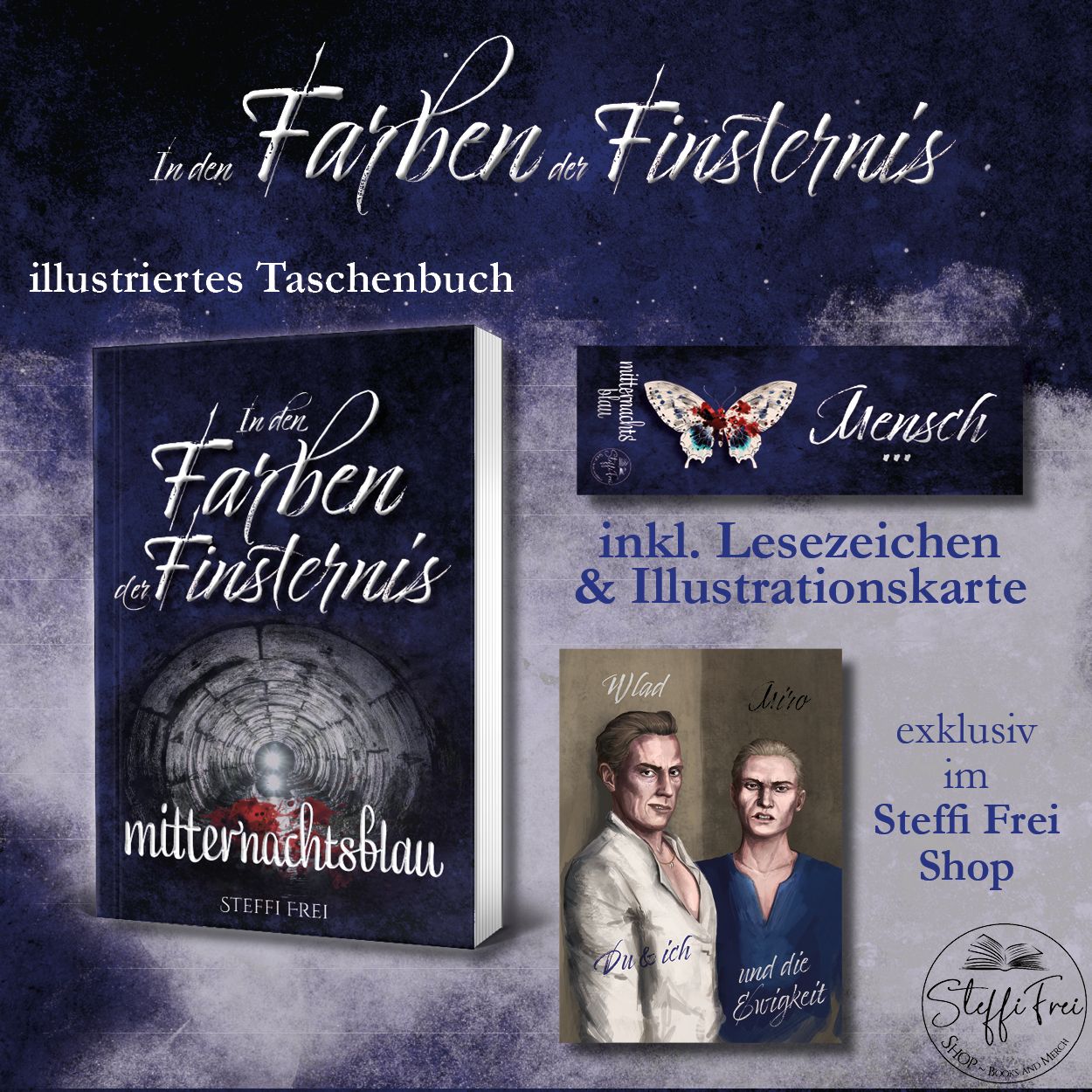In den Farben der Finsternis: Mitternachtsblau (Band 3, Taschenbuch) NEUAUFLAGE