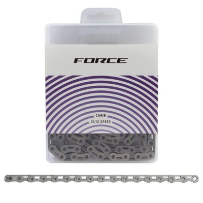 SRAM Force Flattop Chain - 12/13-Speed, 114 Links, PowerLock Connector, Silver, E1