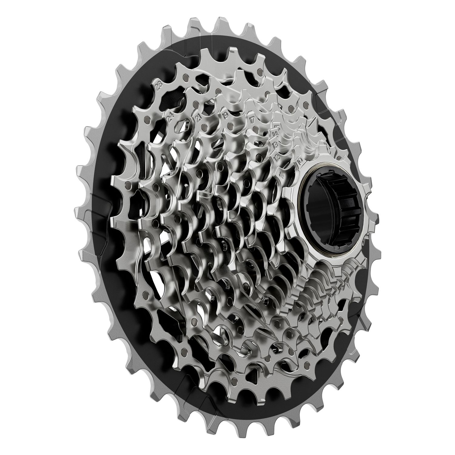 SRAM Force XG-1270 Cassette - 12-Speed, 10-33t, Silver, For XDR Driver Body, E1