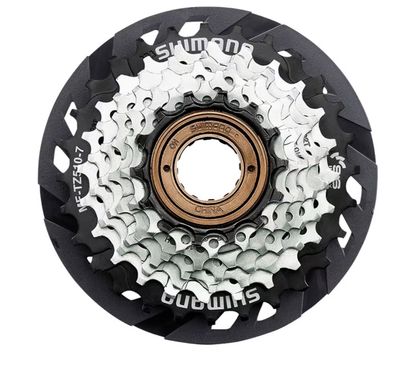 Cassette Shimano Tz510 7-Speed 14-28T Wprotector Silver