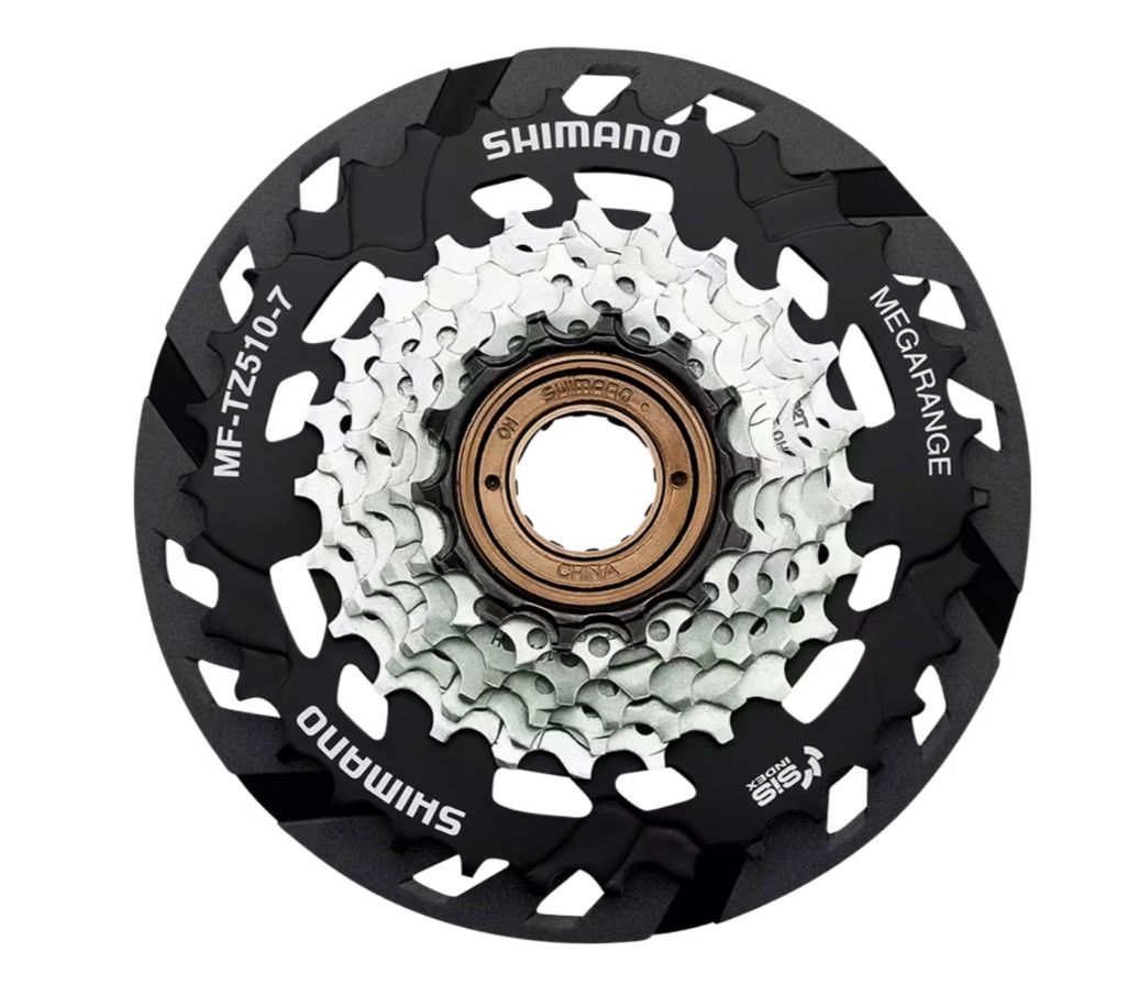 Cassette Shimano Tz510 7-Speed 14-34T Wprotector Silver