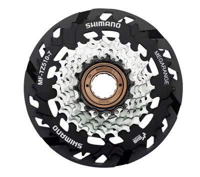Cassette Shimano Tz510 7-Speed 14-34T Wprotector Silver