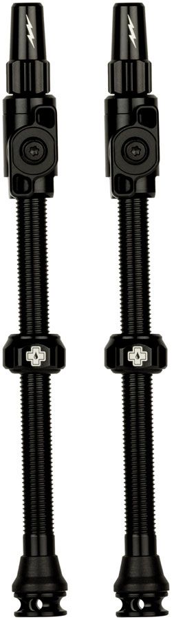 Muc-Off V2 Tubeless Valve Kit - Black, 80mm, Pair
