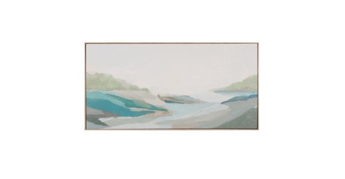 Framed Landscape Canvas Art 48"W x 25"H