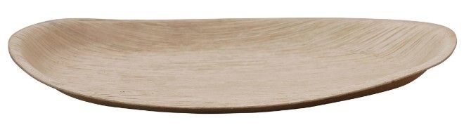 Dried Palm Single Use Plates, Set of 6