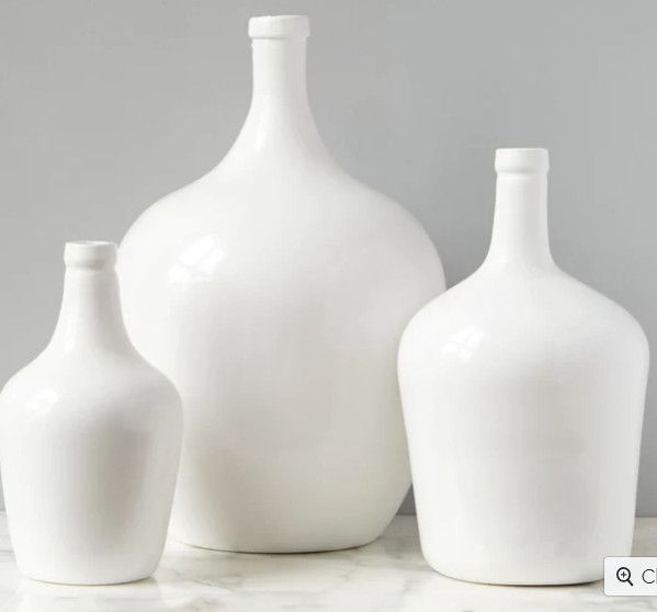Large White Demijohn