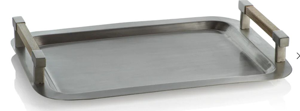 Steel and Wood Tray
