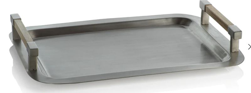 Steel and Wood Tray