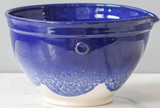 Blue Ombre Handthrown Mixing Bowl