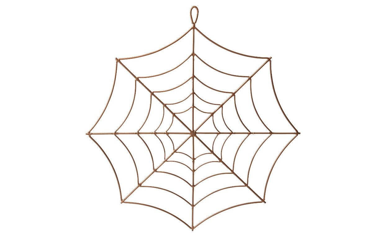 Metal Cobweb in Gold Finish