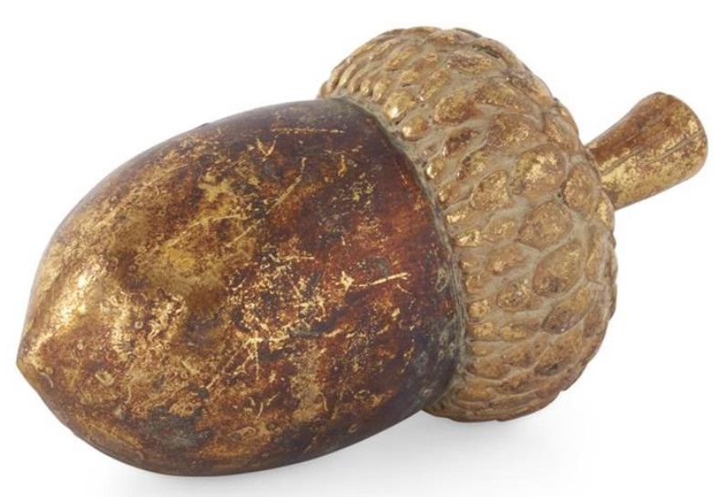 7.25" Gold & Bronze Acorn