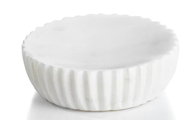 5" Ivory Marble Soap Dish