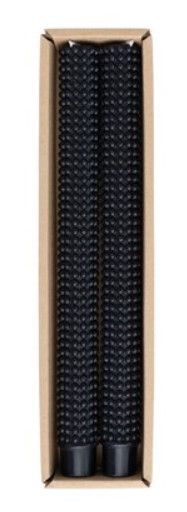 10" Black Tapered Candle Sticks