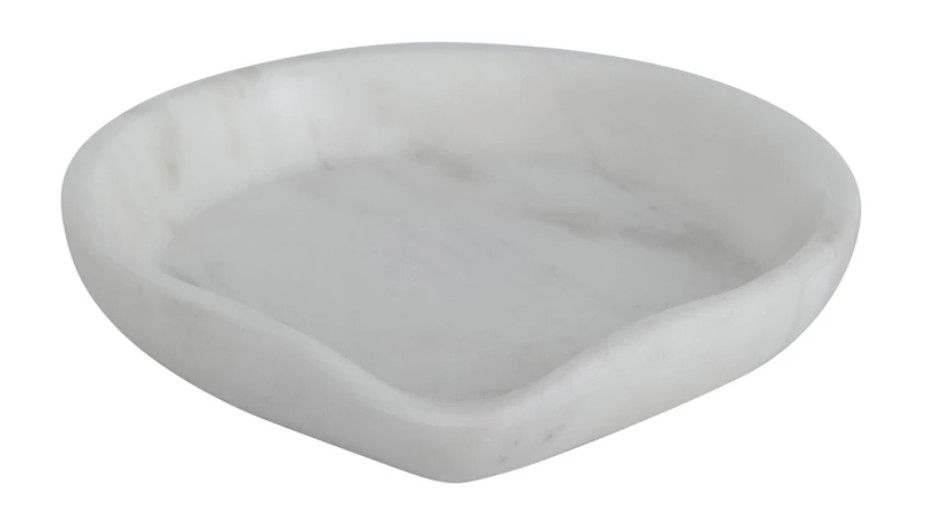 Ivory Marble Rest for Spoon