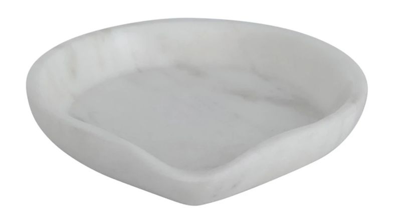 Ivory Marble Rest for Spoon