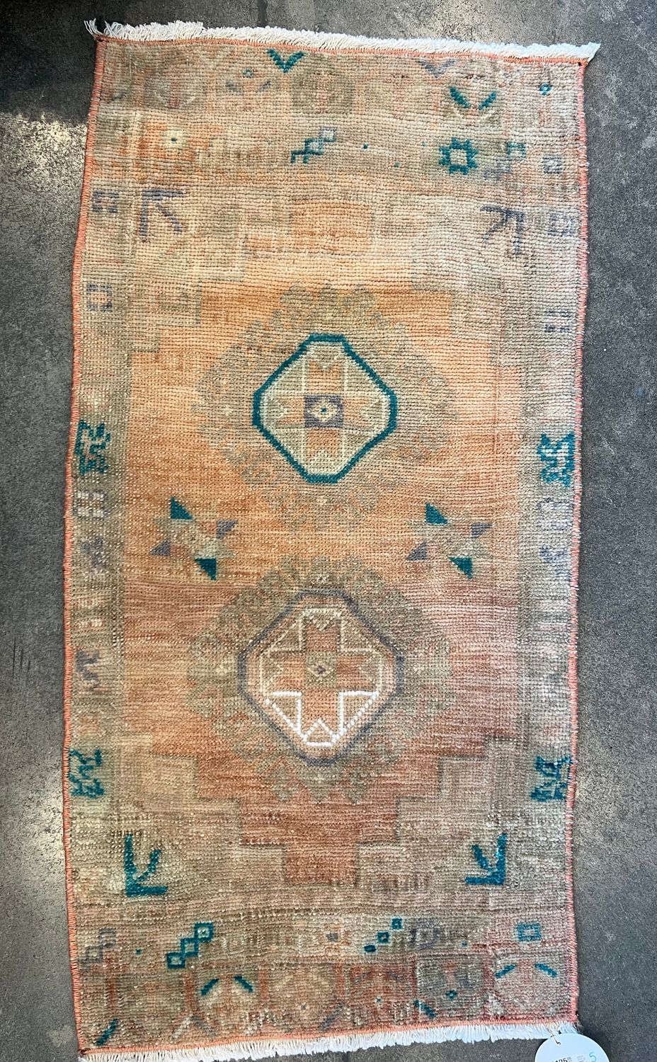 35"L x 18"W Vintage Rug 5