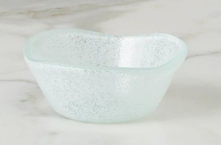 4" White Glass Bowl