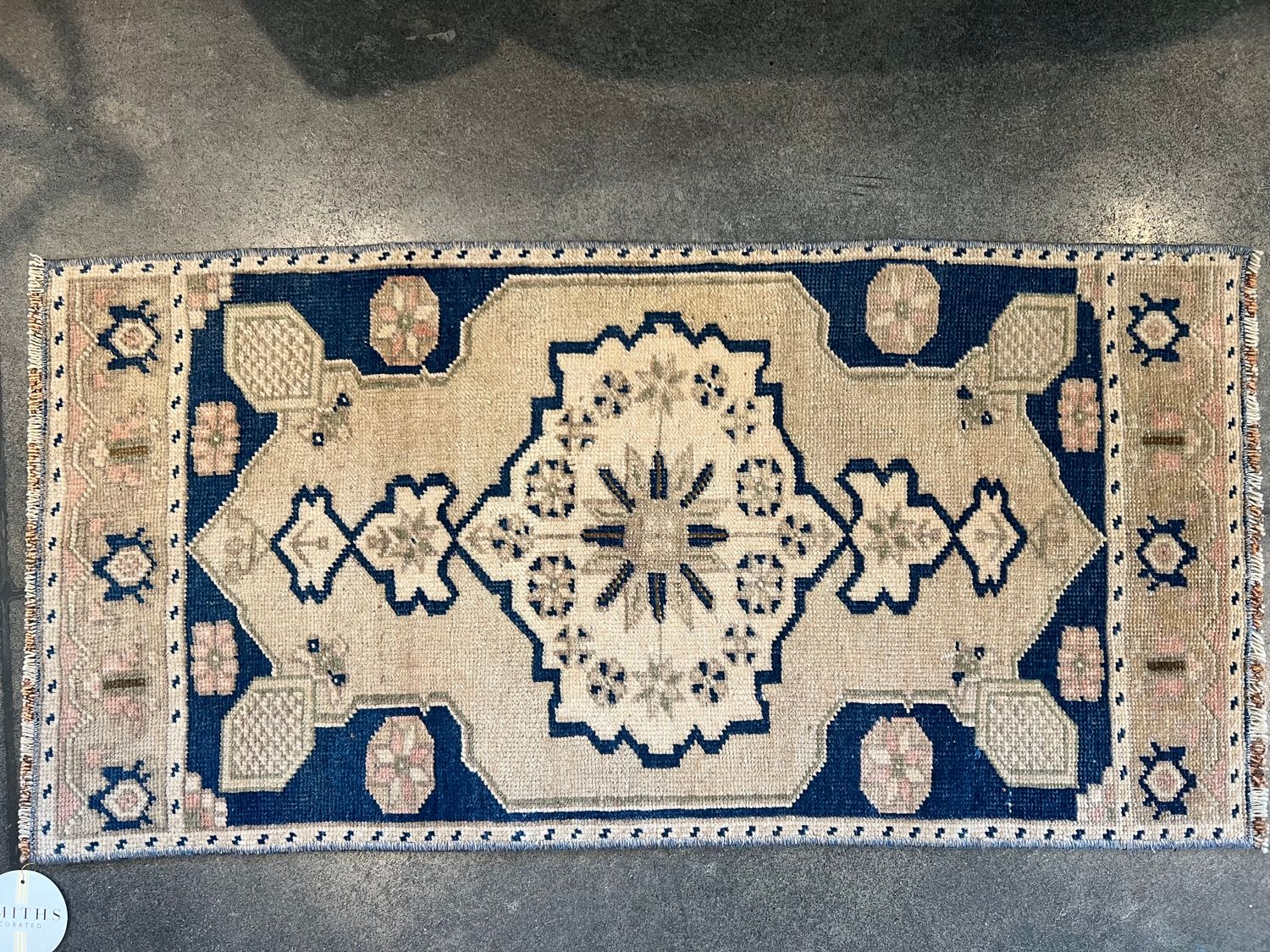 34"L x 16.5"W Vintage Rug 16