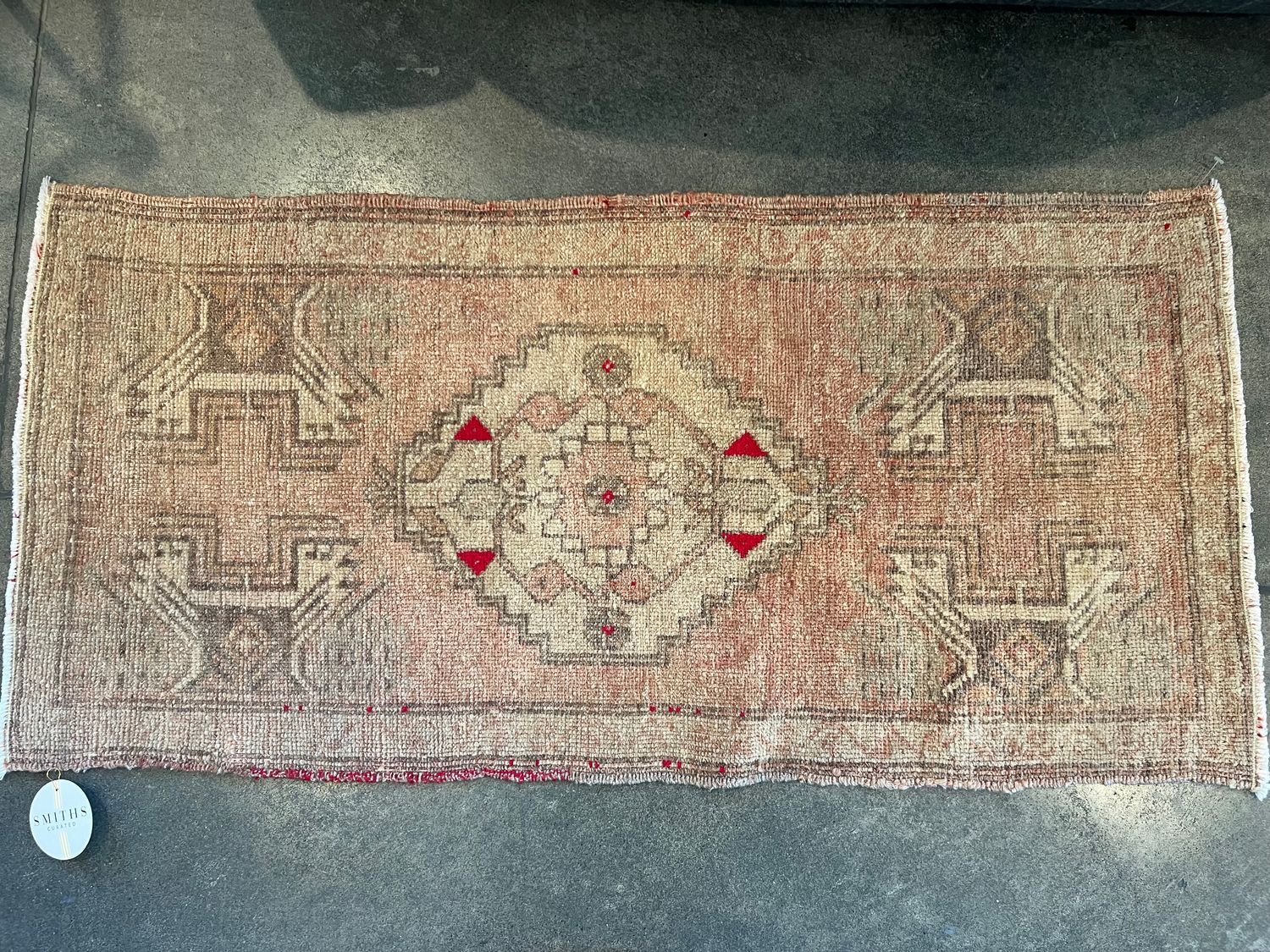 40"L  x 19.5"W Vintage Rug 19