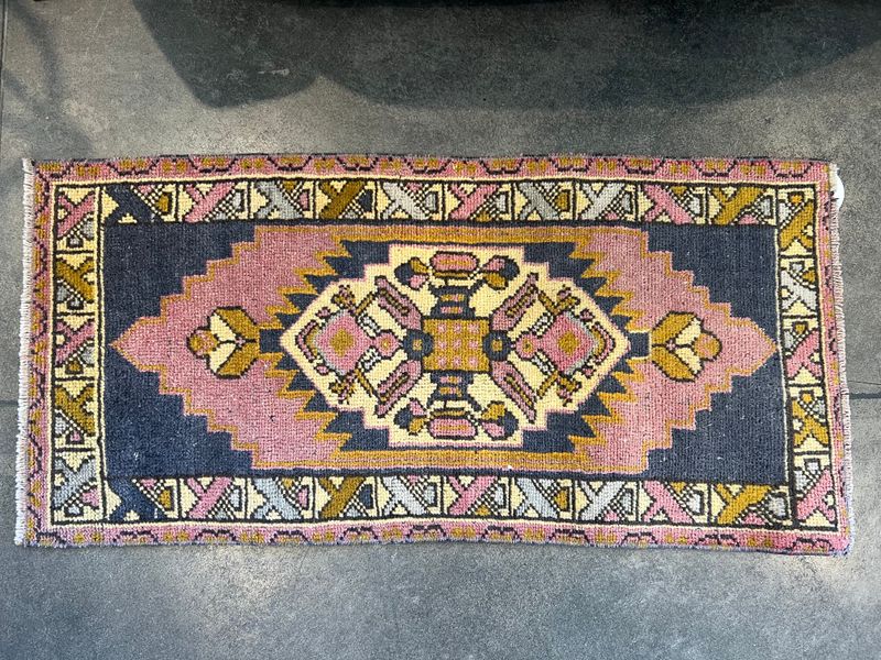 36"L x 17"W Vintage Rug 22