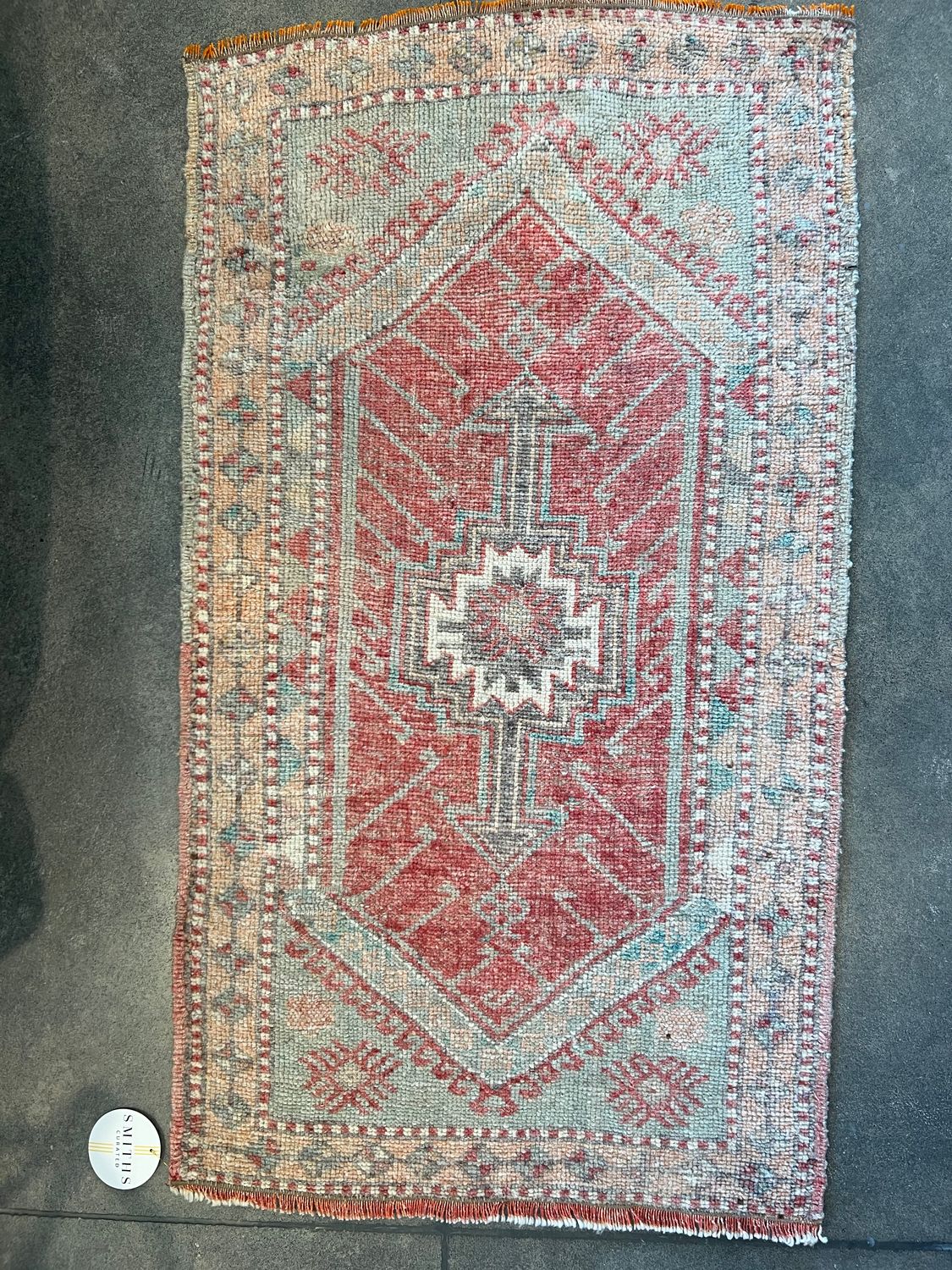 38"L x 22"W Vintage Rug 2