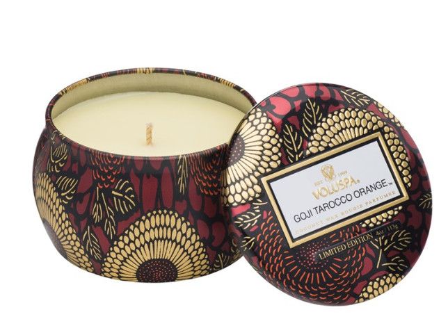 Mini Goji Tarocco Orange Tin Candle
