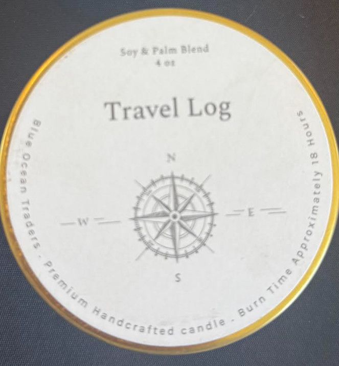 4oz Travel Log Tin Candle