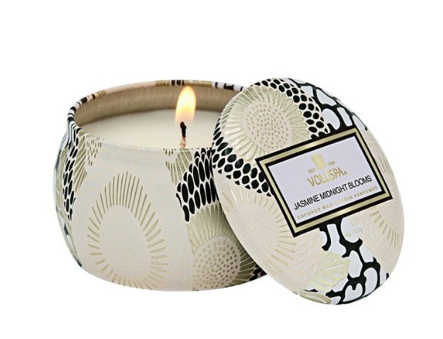 Mini Jasmine Midnight Blooms Tin Candle