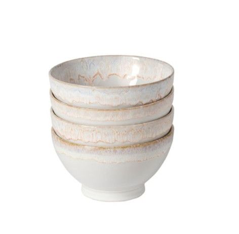 White Glaze Bowl - 5.75"D x 3.25"H