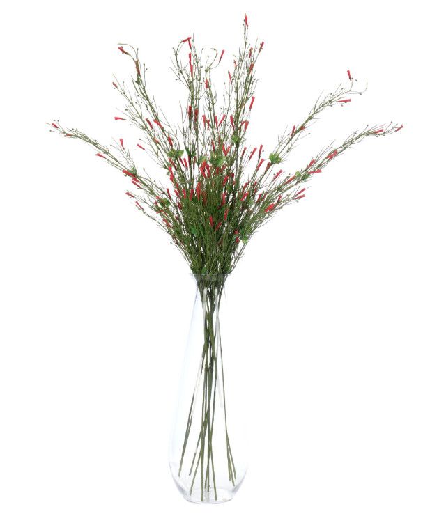 Faux Green Coral Branch 36"H