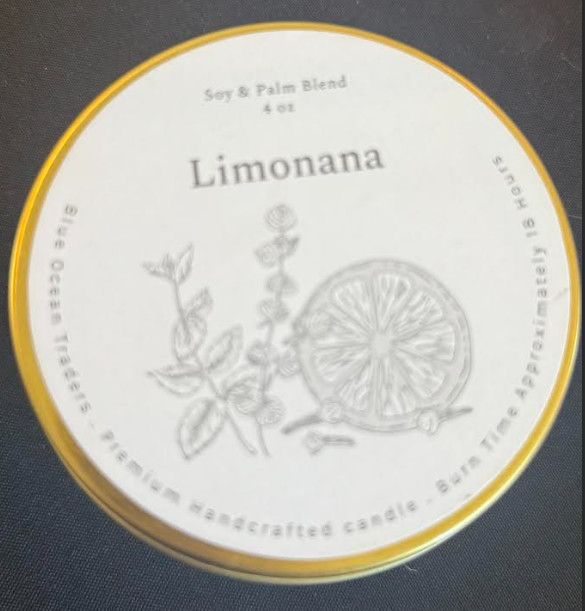 4oz Limonana Tin Candle