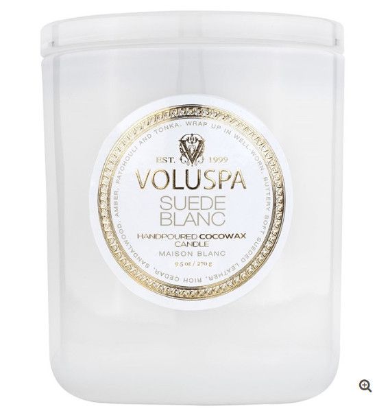 9.5oz Suede Blanc Candle