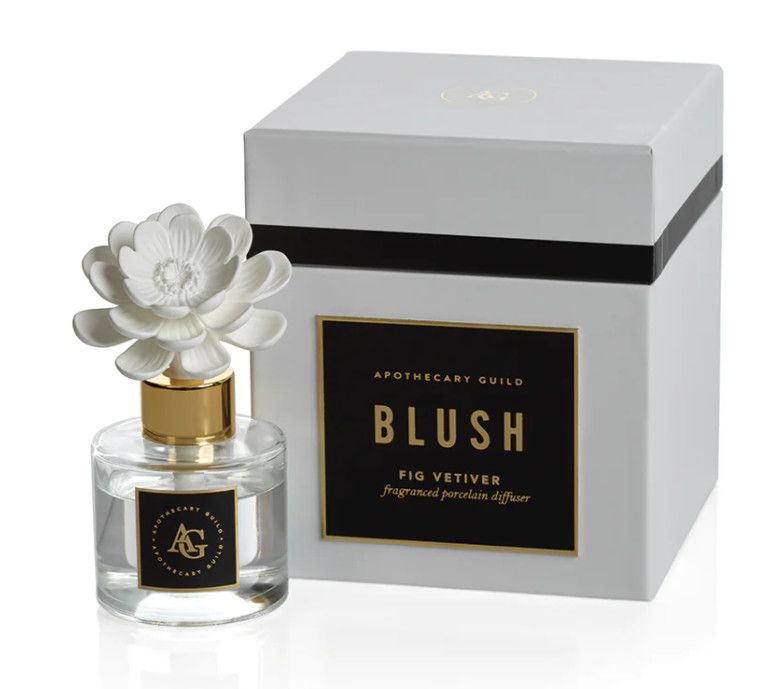 Black Fig Vetiver Porcelain Floral Diffuser