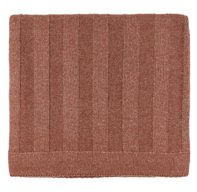 Red Striped Throw 60" x 50"