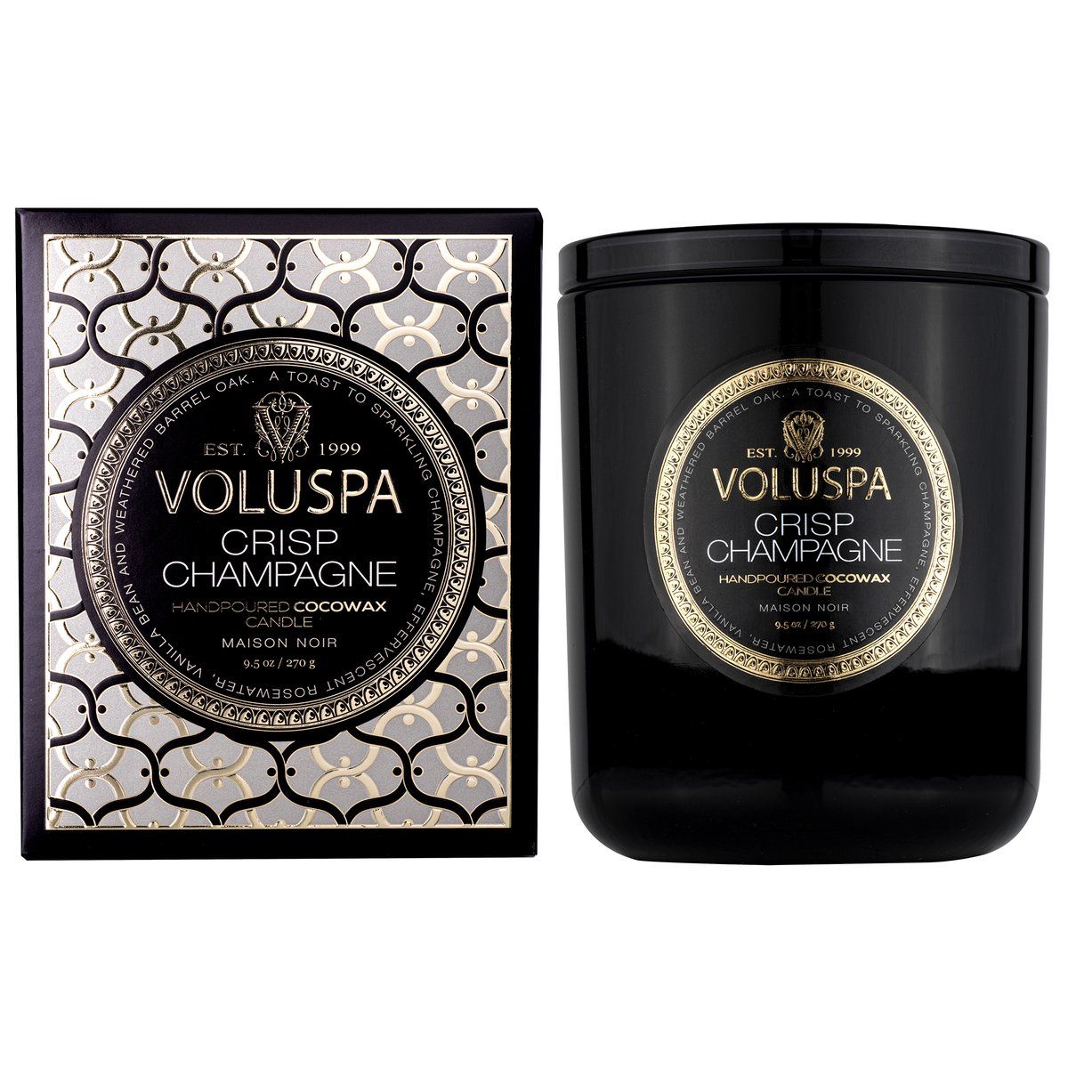 9.5oz Crisp Champagne Candle