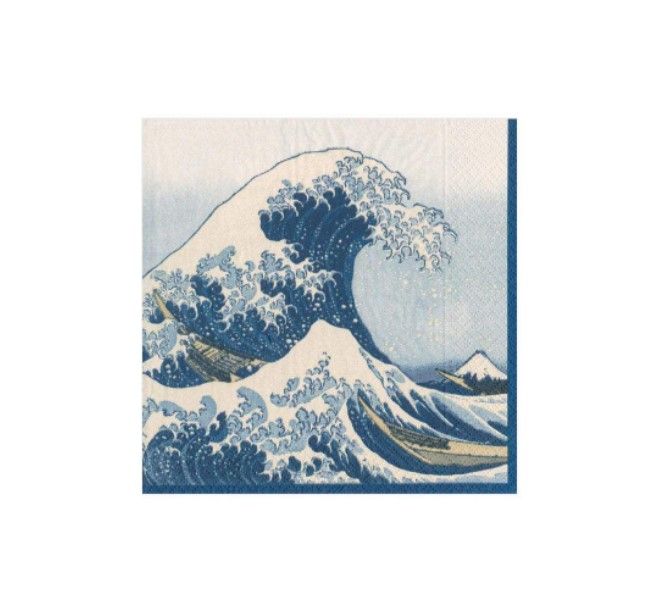 Blue Waves Cocktail Napkins