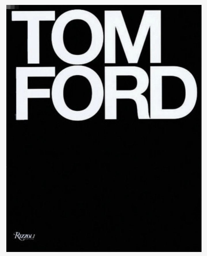 Tom Ford Black Hardcover Book