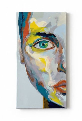 Neon Portrait Giclee 30"W x 60"H