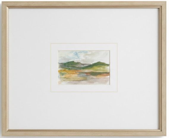 Watercolor Framed Giclee (A) 16"W x 20"H