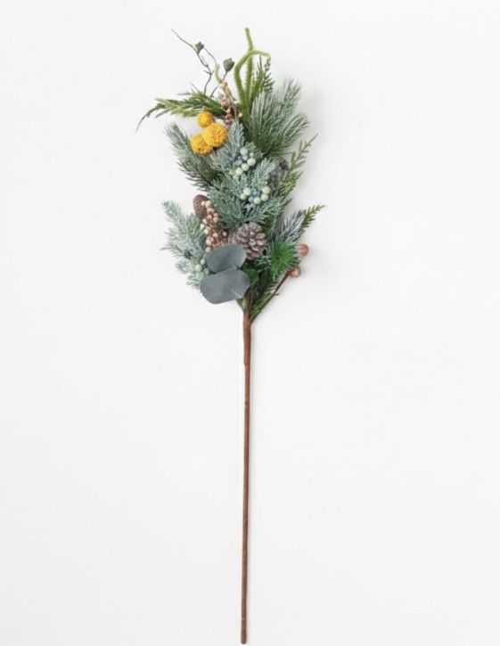 42"H Multi-Color Mixed Evergreen Branch