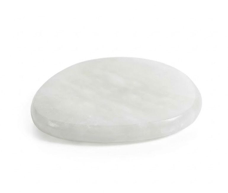 Ivory Stone Coaster 4"Dia.